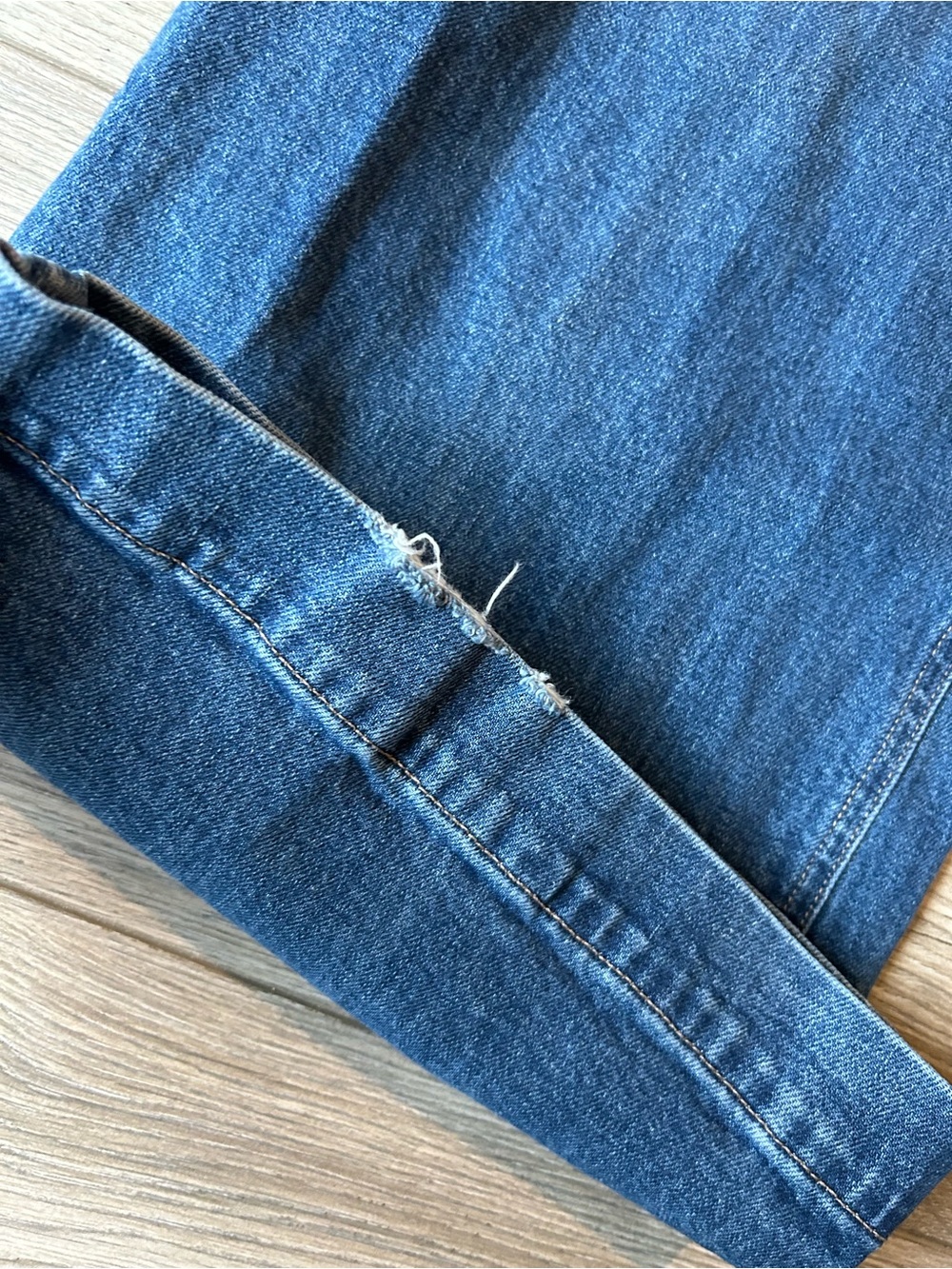 PAIGE Harper Wide Leg High-Rise Blue Women's Jeans Size 29 - Picture 4 of 15